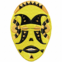 African Masks Embroidery Design 6 African Masks Embroidery Design 6